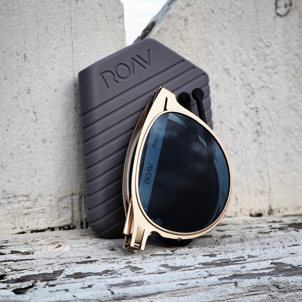 PRESLEY Foldable Sunglasses – Gold, G15 | ROAV – ROAV Eyewear