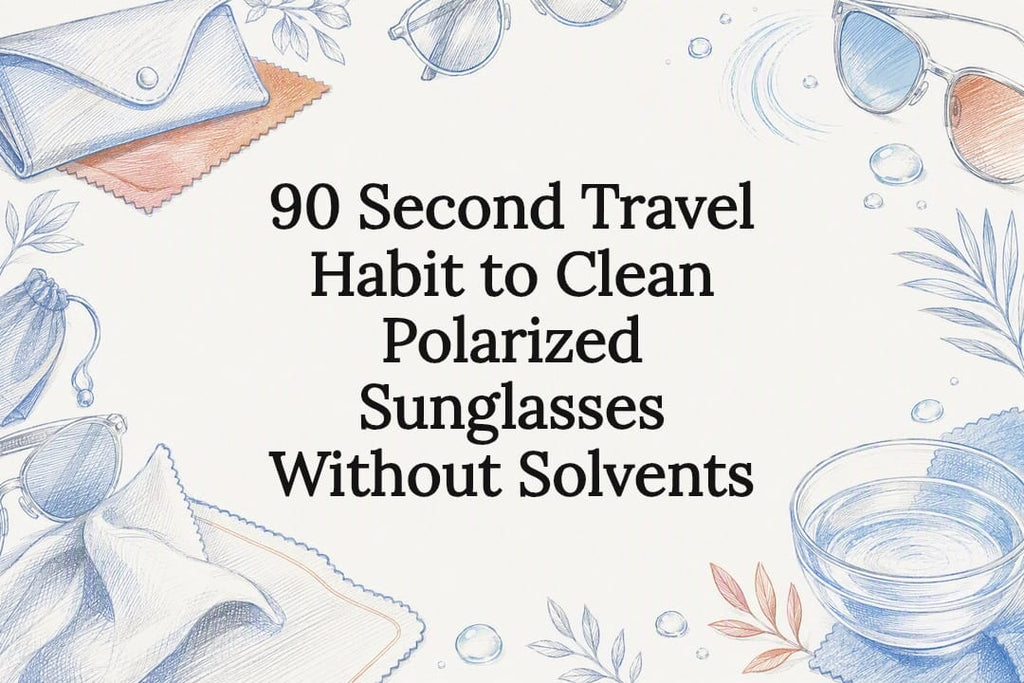 90 Second Travel Habit to Clean Polarized Sunglasses Without Solvents