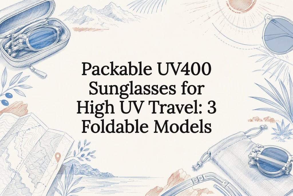Packable UV400 Sunglasses for High UV Travel: 3 Foldable Models