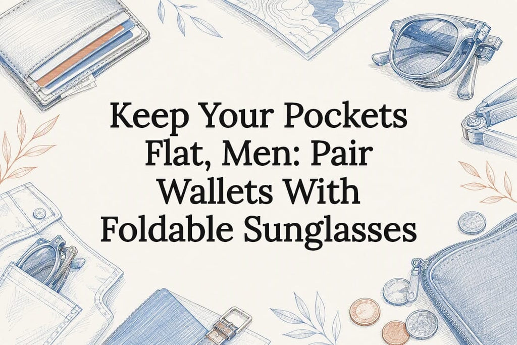 Keep Your Pockets Flat, Men: Pair Wallets With Foldable Sunglasses