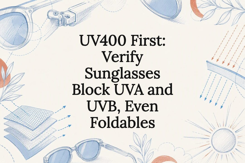UV400 First: Verify Sunglasses Block UVA and UVB, Even Foldables