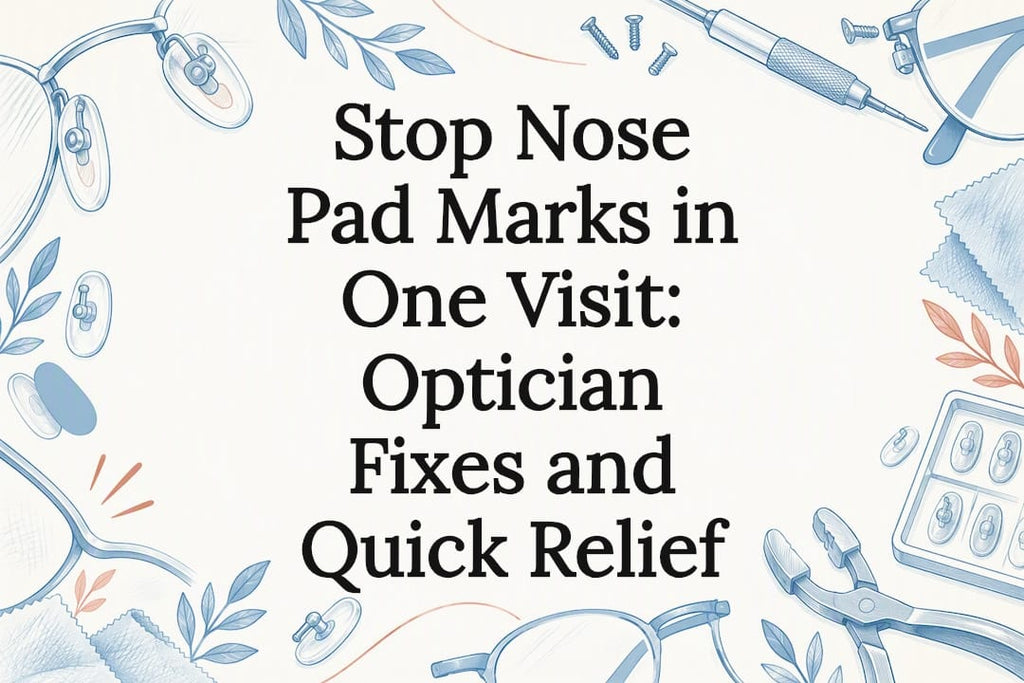Stop Nose Pad Marks in One Visit: Optician Fixes and Quick Relief