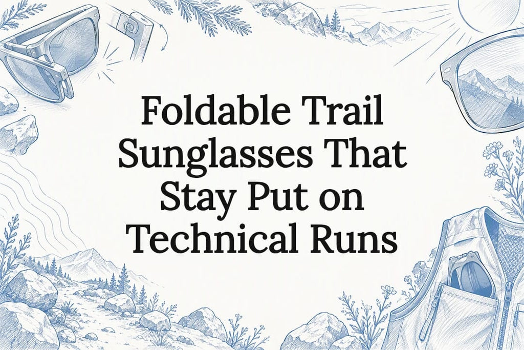 Foldable Trail Sunglasses That Stay Put on Technical Runs