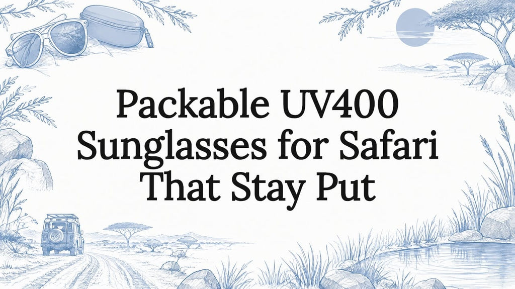 Packable UV400 Sunglasses for Safari That Stay Put