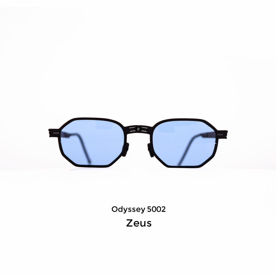 Zeus Negro | Azul claro