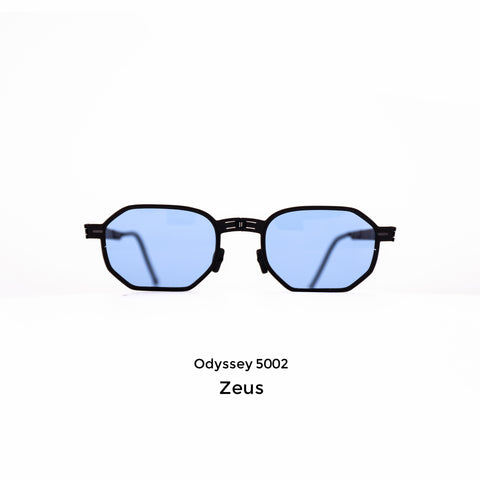Zeus Negro | Azul claro