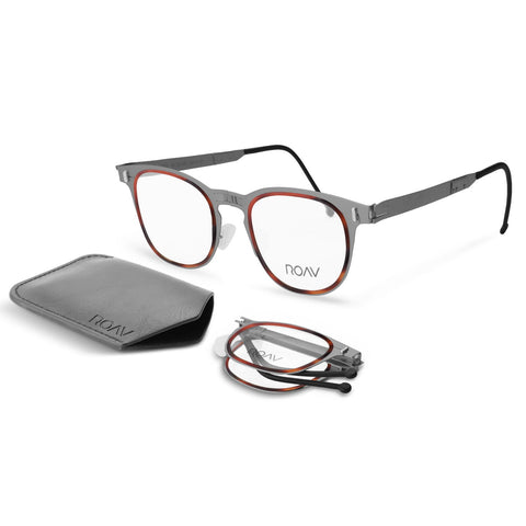 DALLAS Gunmetal+Havana | Transparent