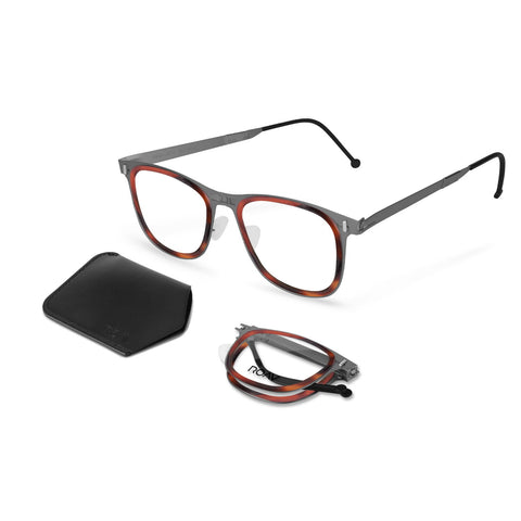 NIRO Gunmetal+Havana | Transparent