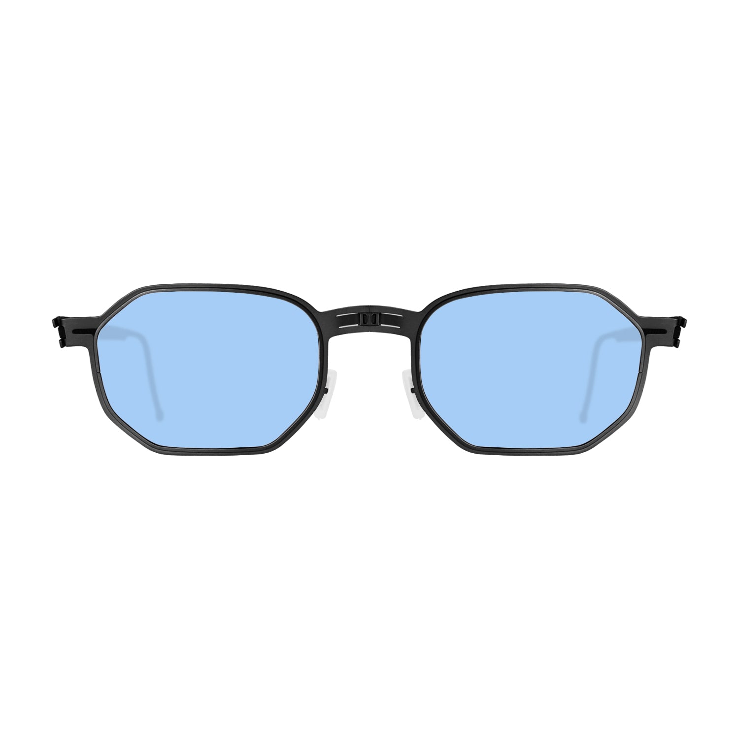 Zeus Foldable Metal Sunglasses – Black, Light Blue | ROAV – ROAV