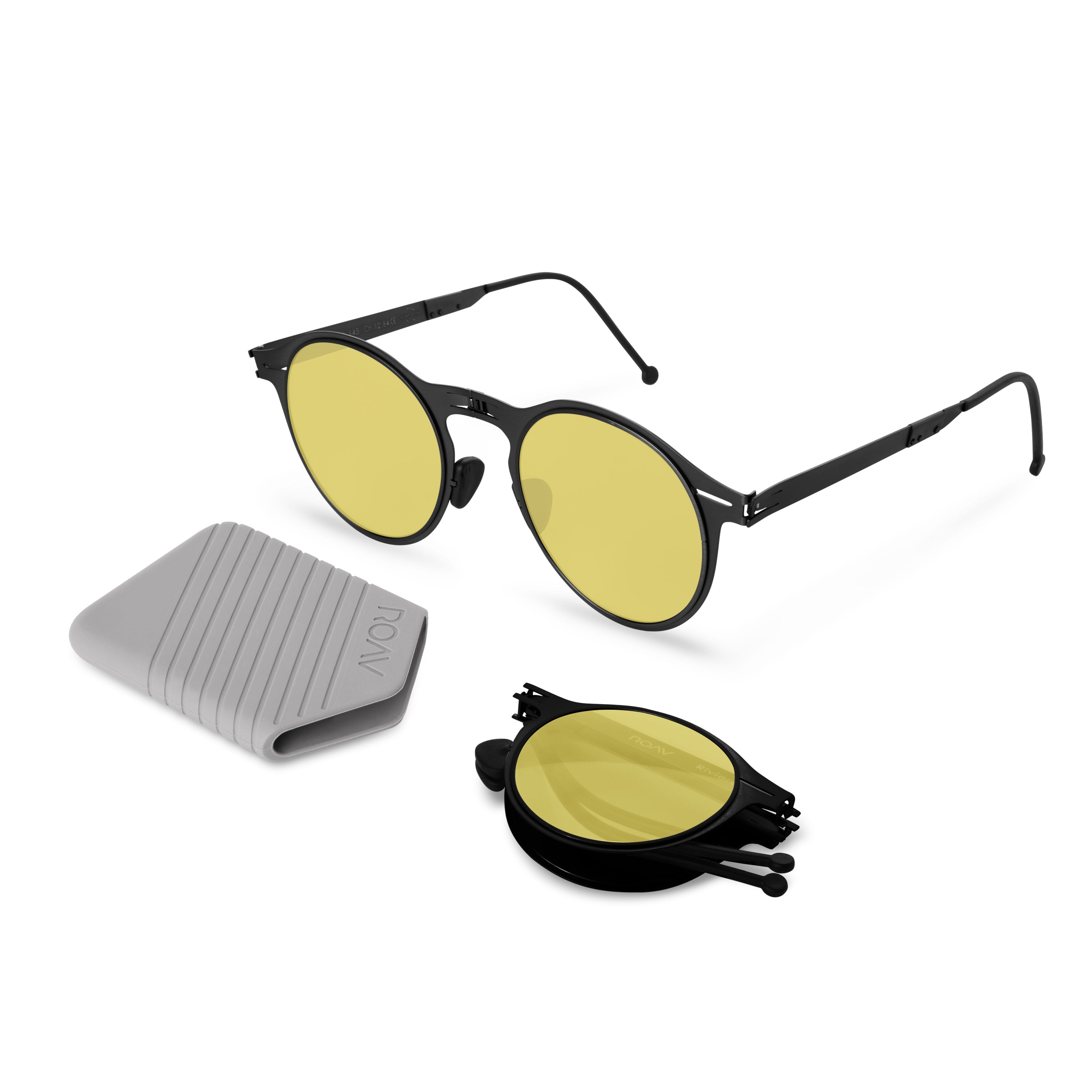 BALTO Black | Light-Yellow - ROAV Eyewear | Official Retailer